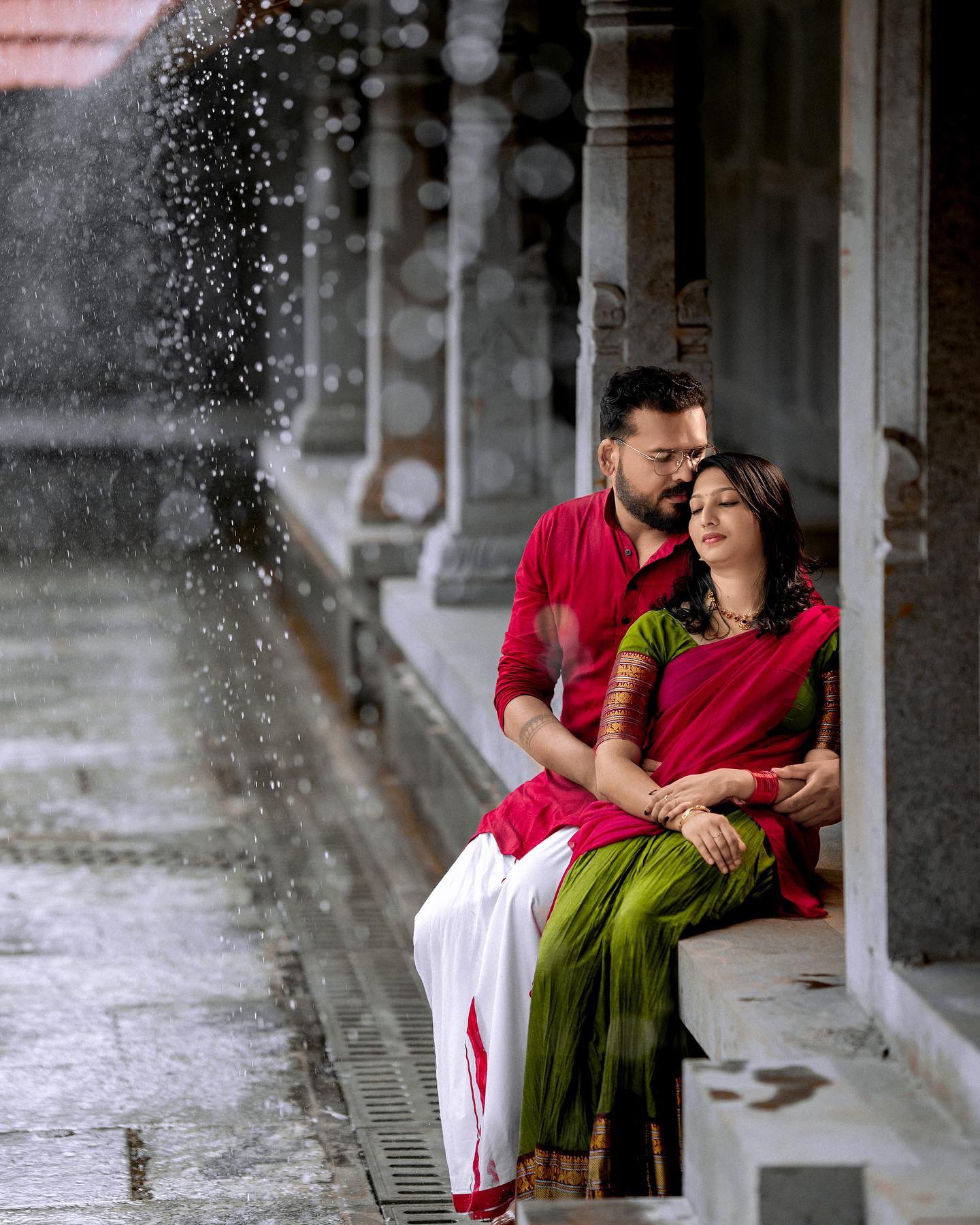 Mezos Olive Green & Maroon Banarasi Silk Zari Half Saree Set | Amali Royal Heritage Collection