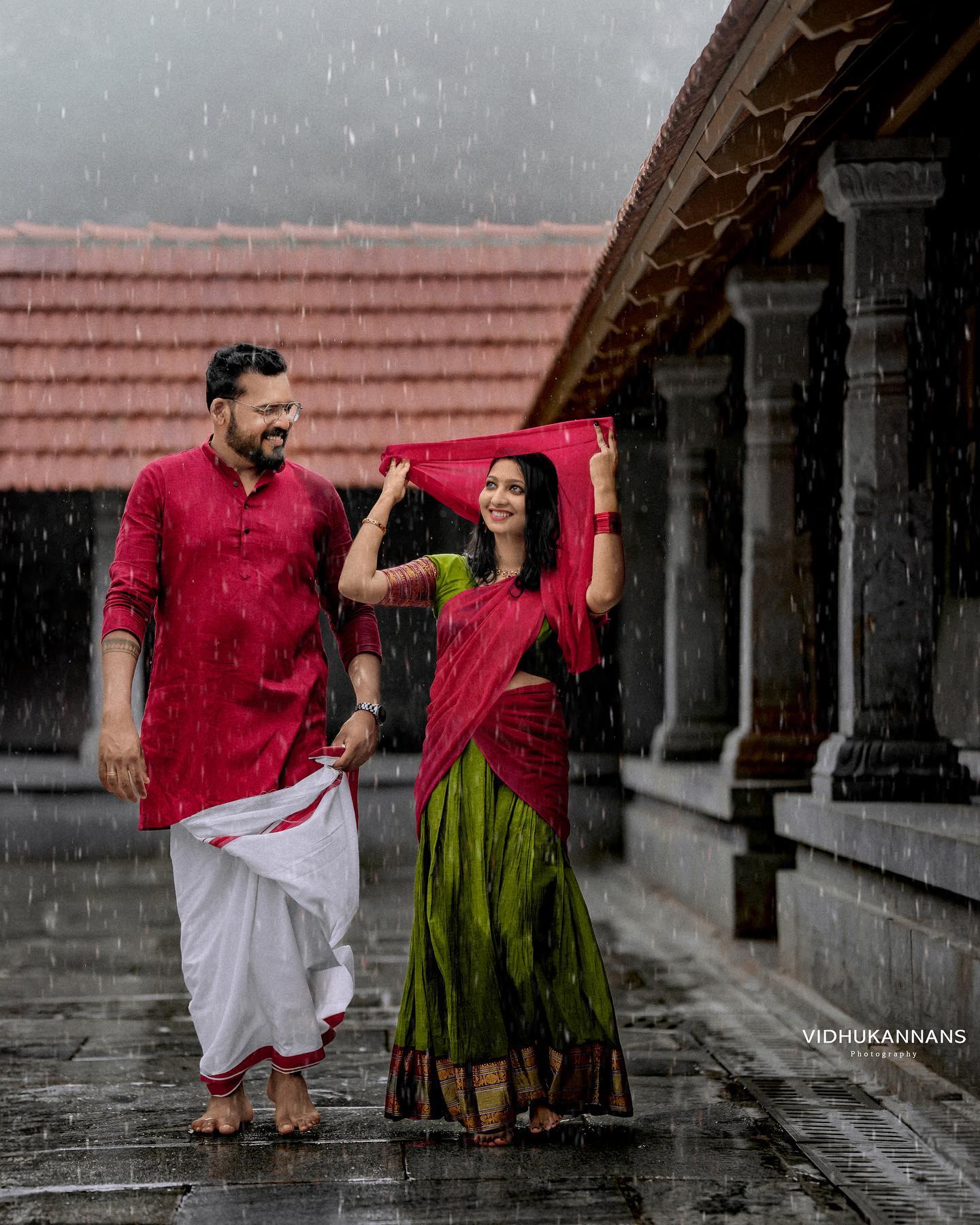 Mezos Olive Green & Maroon Banarasi Silk Zari Half Saree Set | Amali Royal Heritage Collection