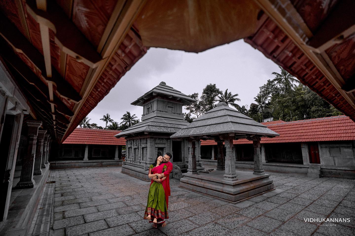 Mezos Olive Green & Maroon Banarasi Silk Zari Half Saree Set | Amali Royal Heritage Collection