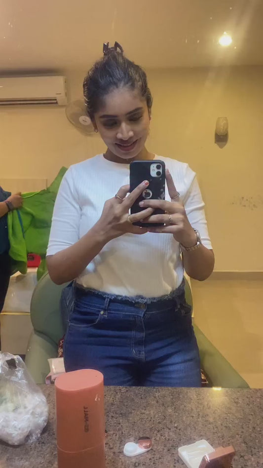 Lime Green & Teal Blue Zari Border Cotton Silk Kurta with Dupatta – Elegant Festive Wear by Amali